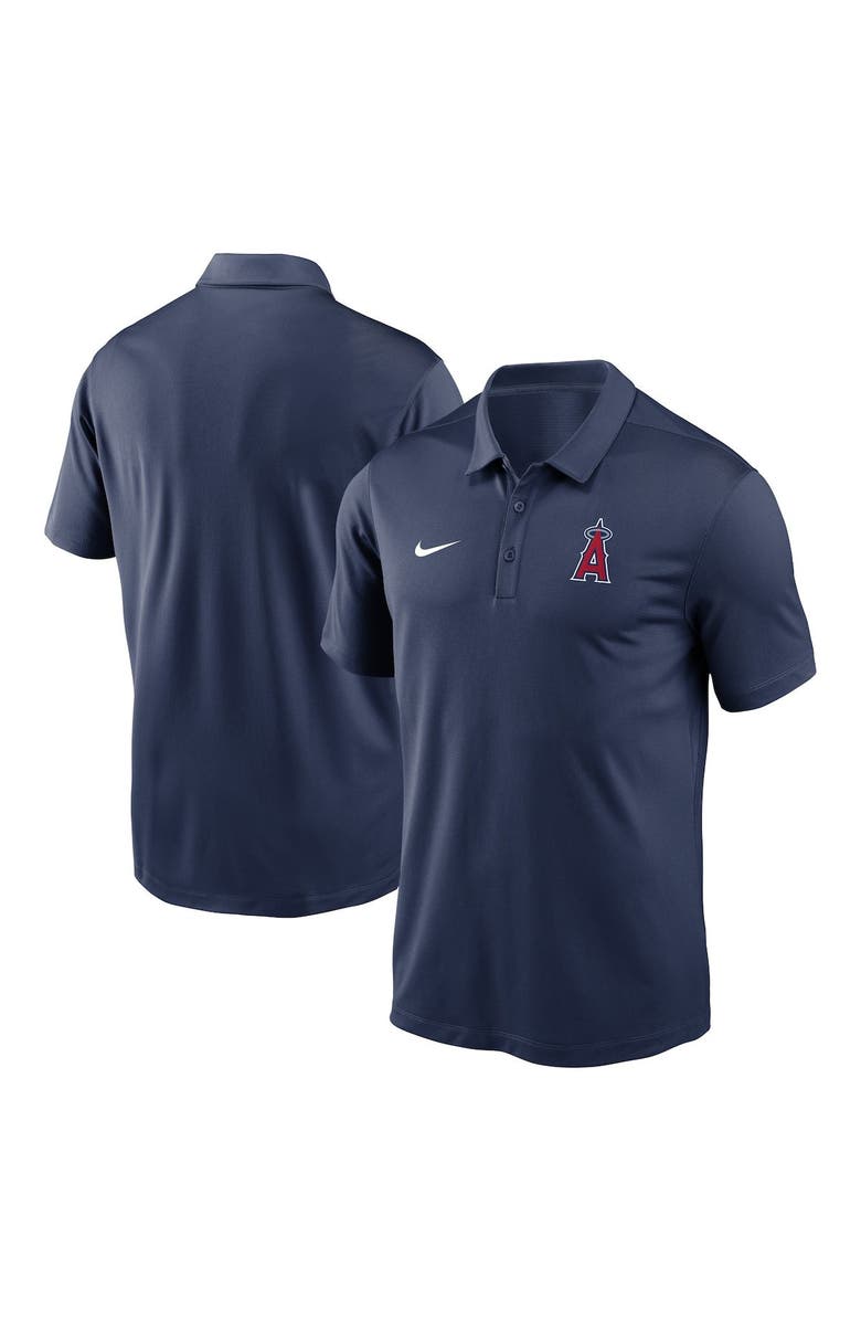 Nike Men's Nike Navy Los Angeles Angels Agility Performance Polo, Main, color, 