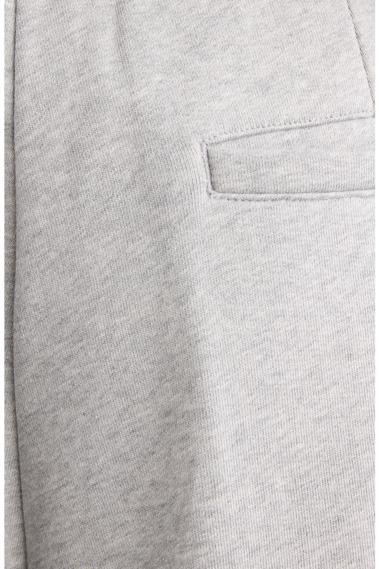 Hadium Pleated Cotton Wide Leg Sweatpants, Alternate, color, GREY MELANGE
