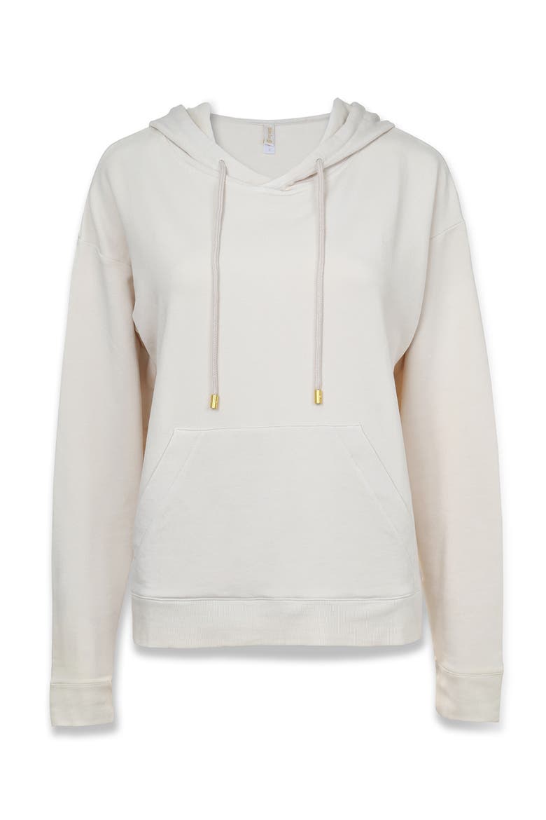 Hoodie With Front Pocket, Alternate, color, Stone