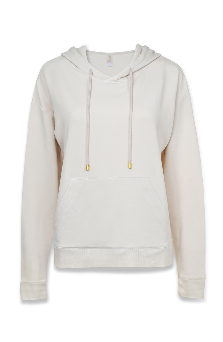 HELEN JON Hoodie With Front Pocket, Alternate, color, Stone