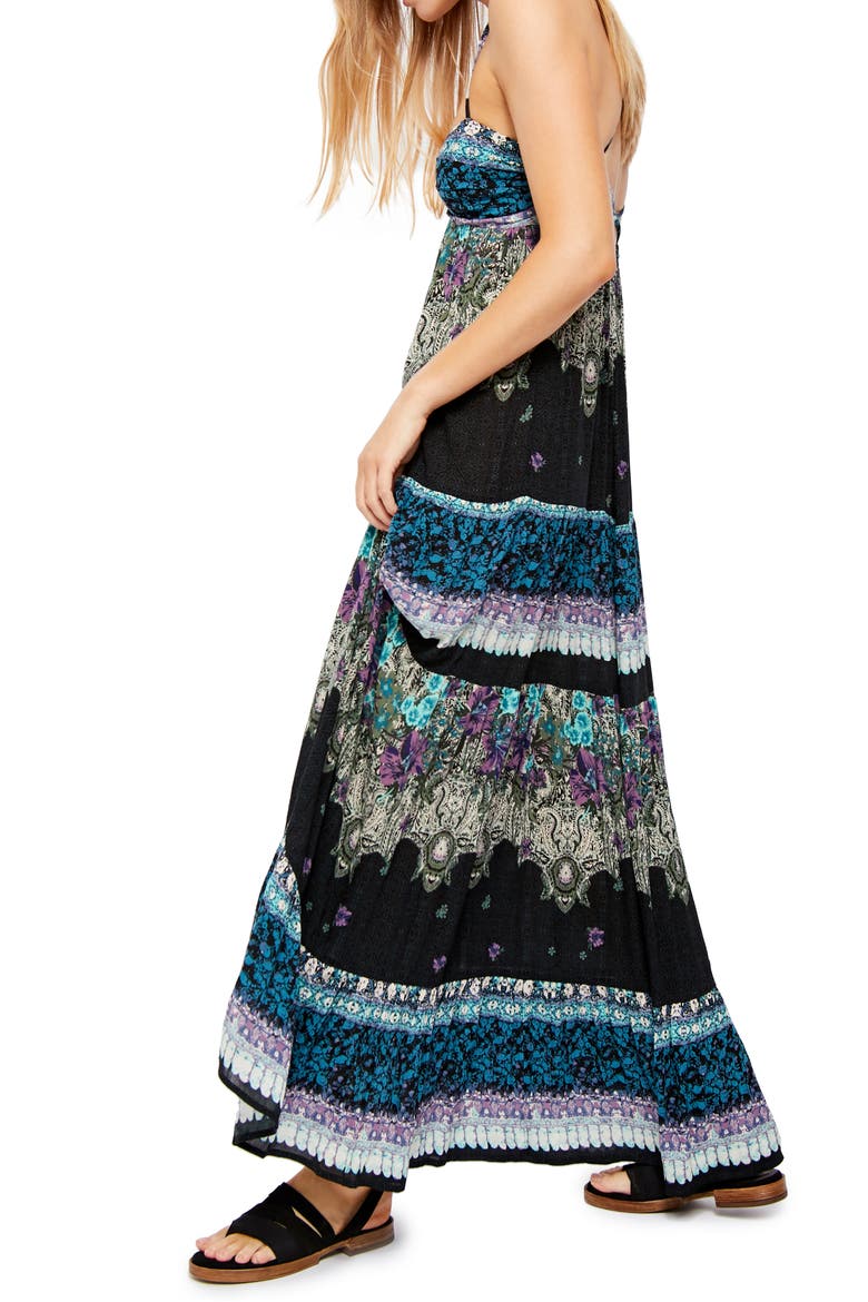 Give a Little Sleeveless Maxi Dress, Alternate, color, BLACK