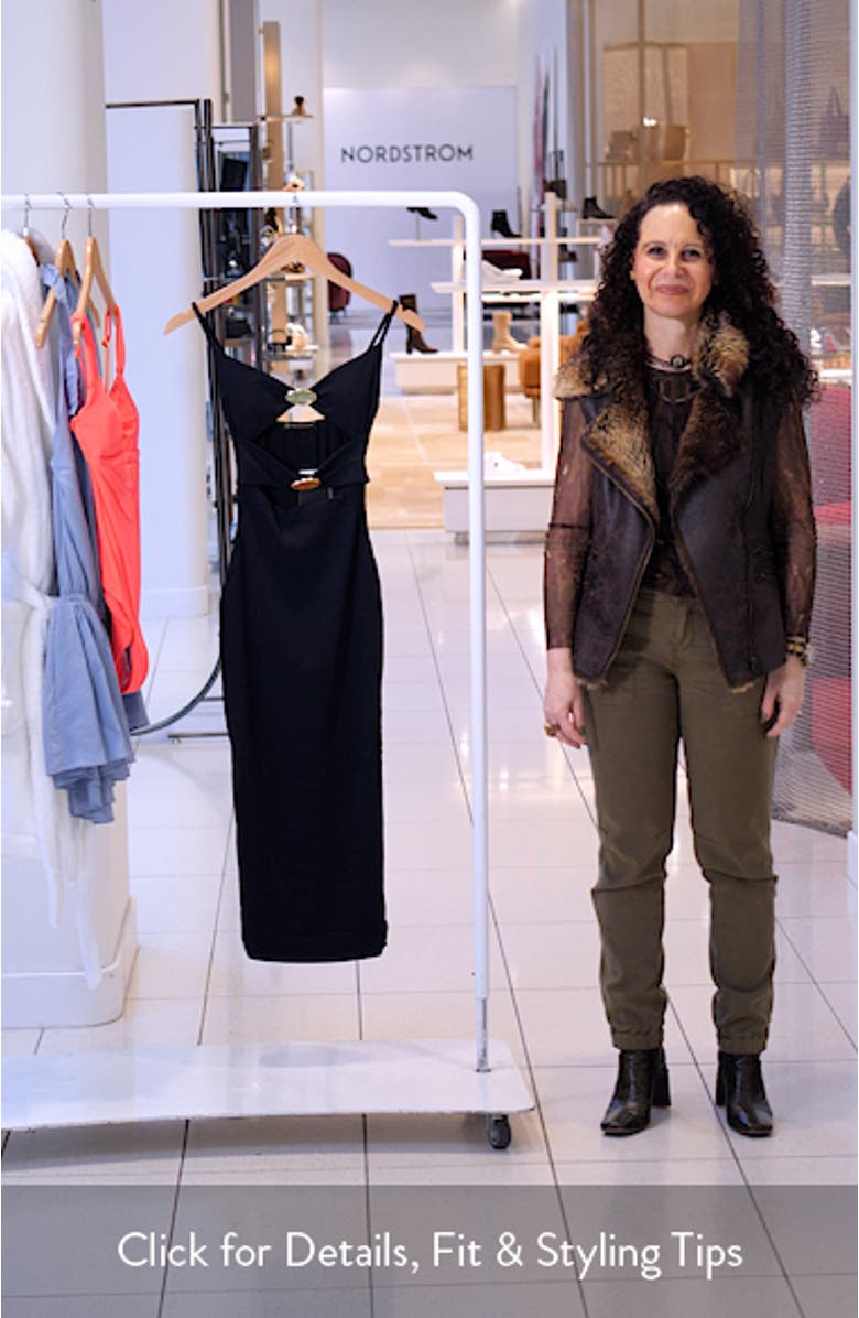 Petra Cutout Detail Cover Up Midi Dress, sales video thumbnail