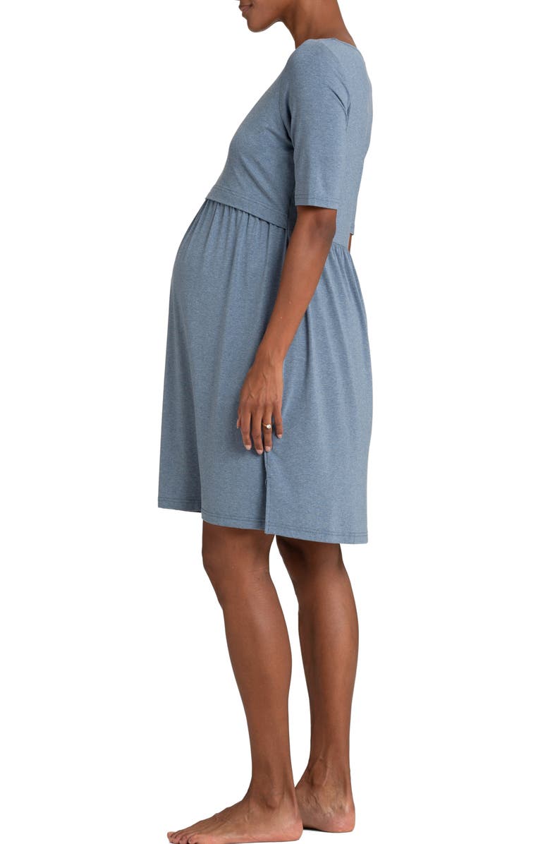 Seraphine 2-Pack Maternity/Nursing Nightgowns, Alternate, color, 