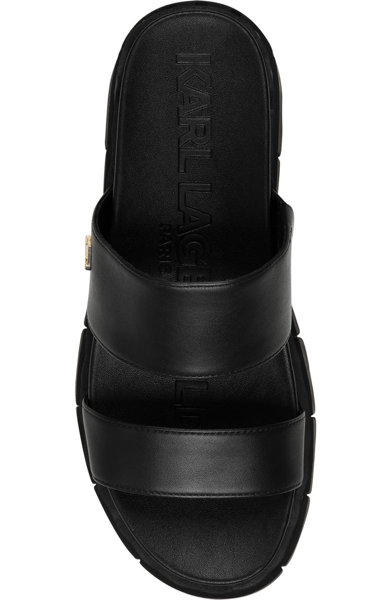 KARL LAGERFELD PARIS Lacara Lug Sole Slide Sandal, Alternate, color,