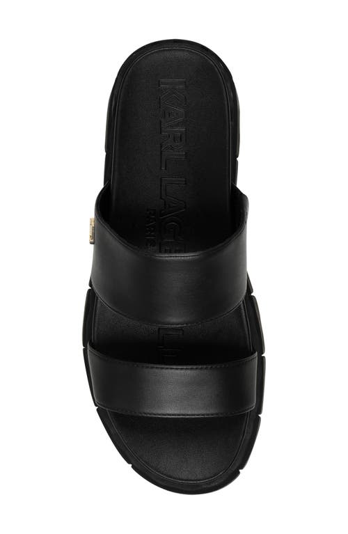 Shop Karl Lagerfeld Paris Lacara Lug Sole Slide Sandal