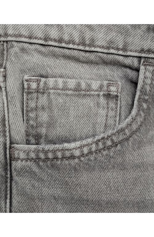 Shop Mango Danila Wide Leg Jeans In Denim Grey