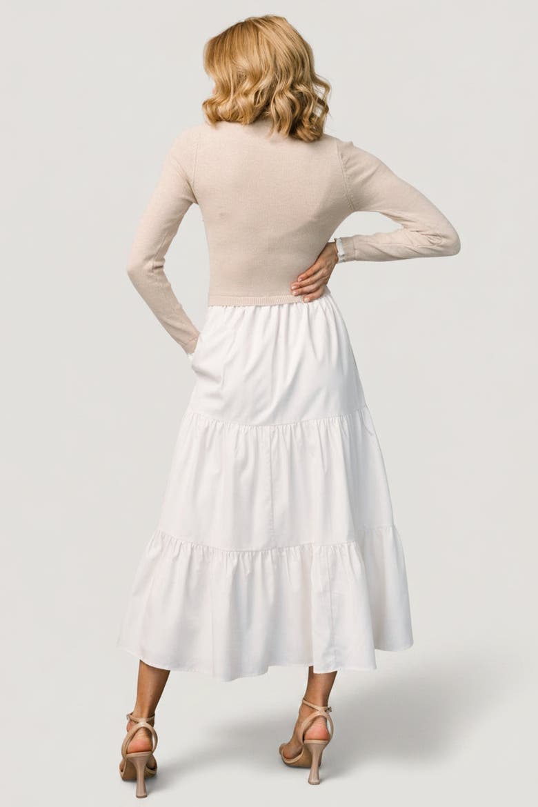 Sophie Sweater Dress, Alternate, color, Natural
