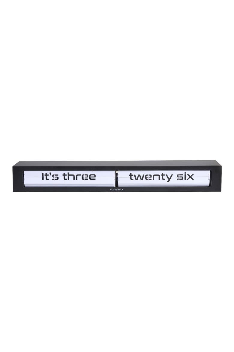 Texttime Flip Clock, Main, color, BLACK