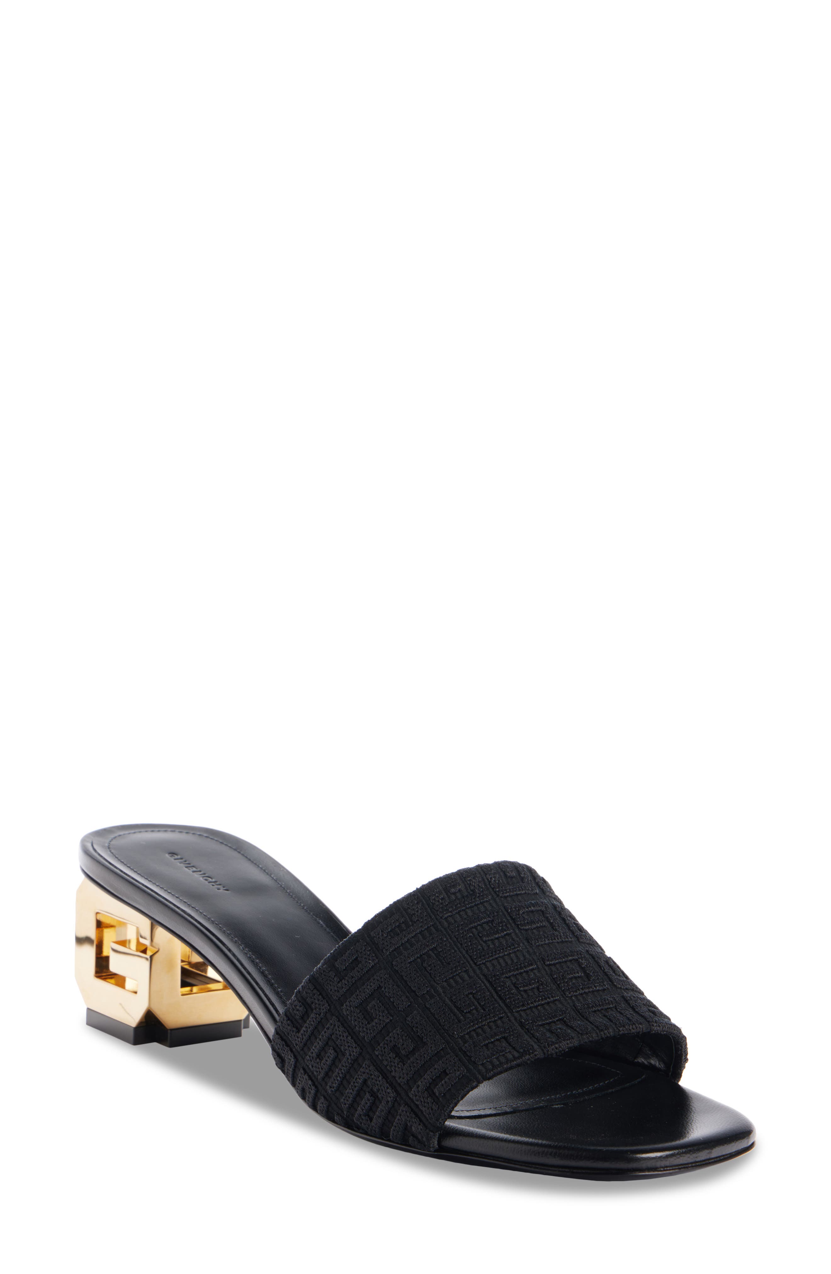 Givenchy G-Cube Sandal, Main, color, Black
