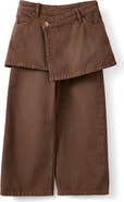 Cotton On Kids Kid's Super Wide Leg Skirt Denim Jean