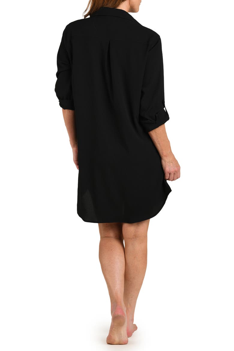 Classic Covers Camp Cover-Up Shirt, Alternate, color, BLACK