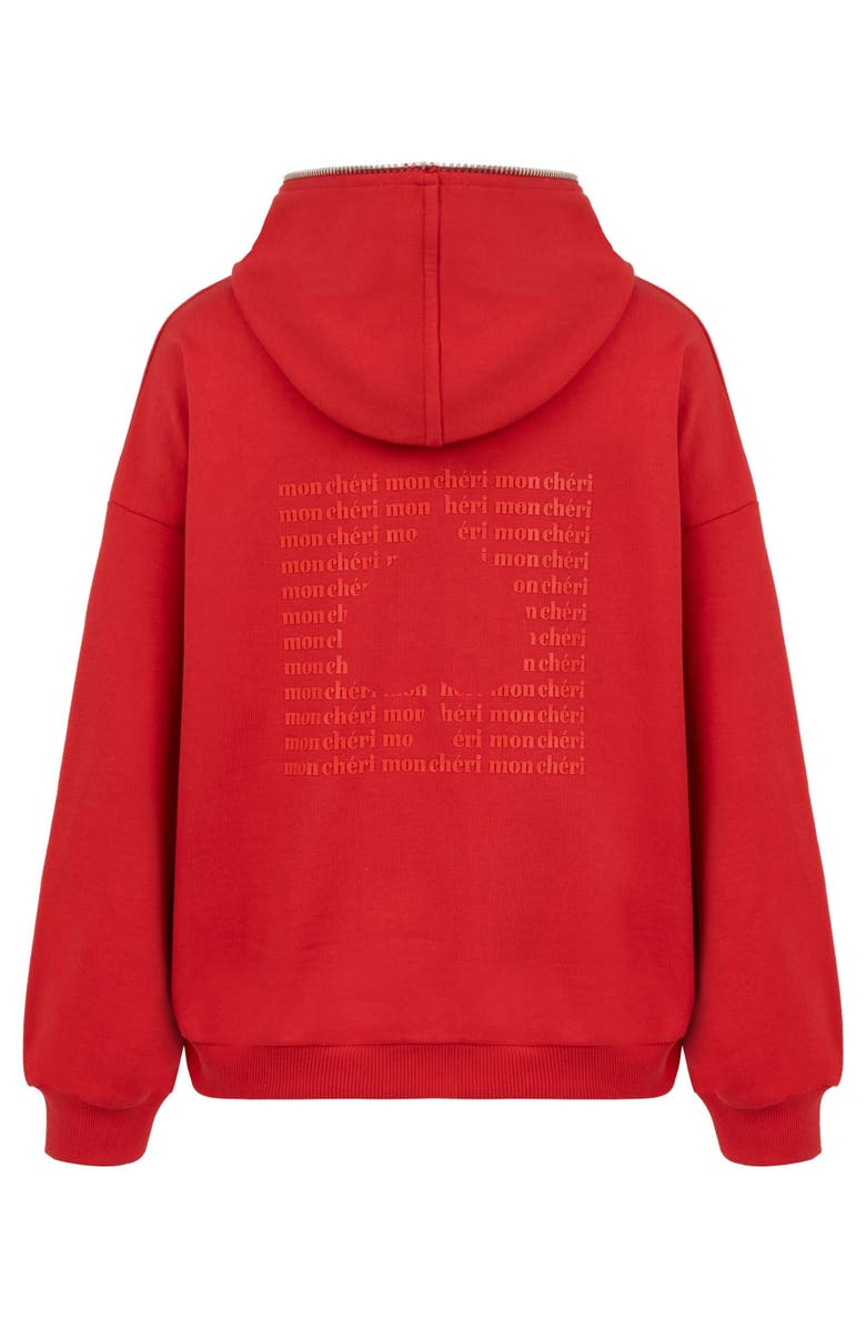 Nocturne Hooded Oversize Sweatshirt, Alternate, color, 
