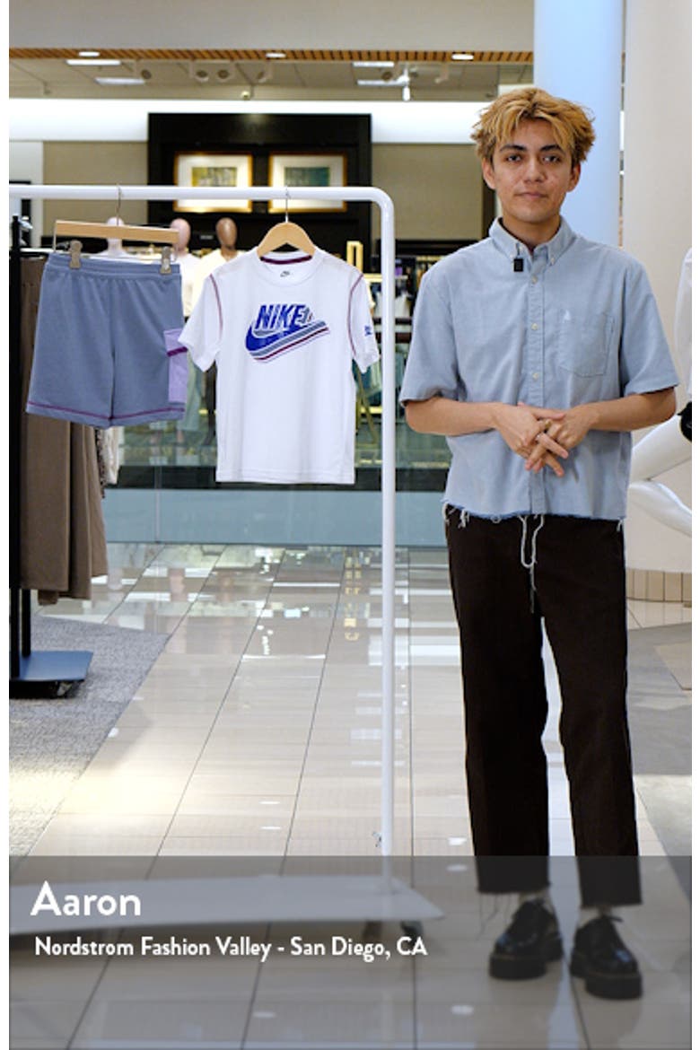 Kids' Swoosh Graphic T-Shirt & Knit Cargo Shorts Set video