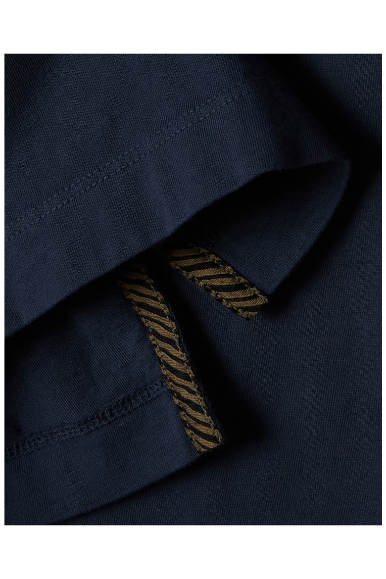Pensacola Slim Fit Organic Cotton Pocket Polo, Alternate, color, NAVY