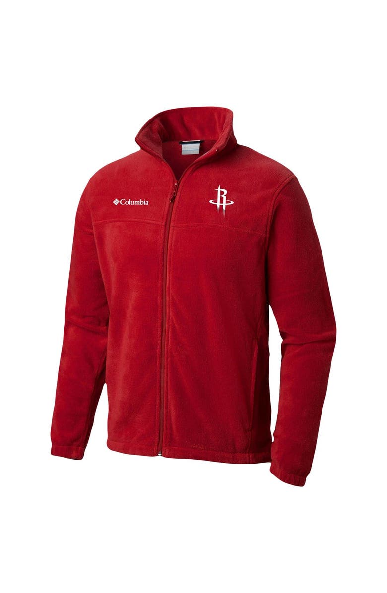 Columbia Men's Columbia Red Houston Rockets Big & Tall Steens Mountain 2.0 Full-Zip Jacket, Alternate, color,