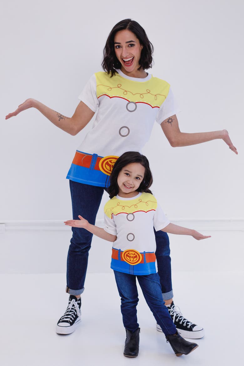 Toy Story Short Sleeve T-Shirt, Alternate, color, Jessie Cowgirl White