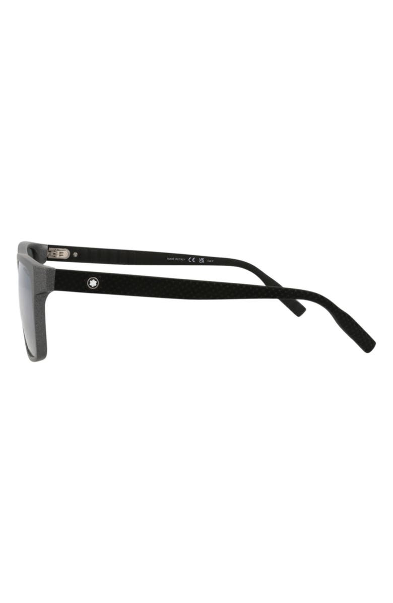 Montblanc 56mm Square Sunglasses, Alternate, color, 