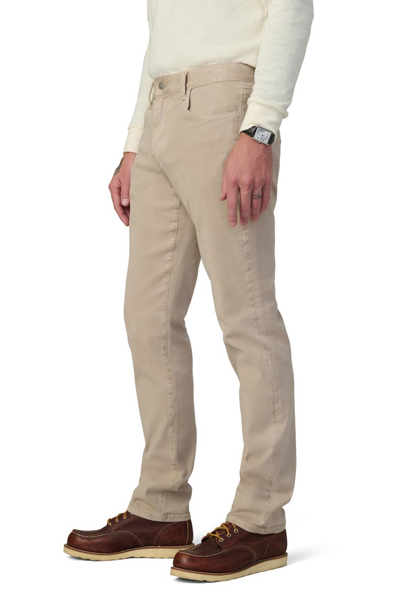 The Asher Slim Fit Five-Pocket Twill Pants, Alternate, color, COBBLESTONE