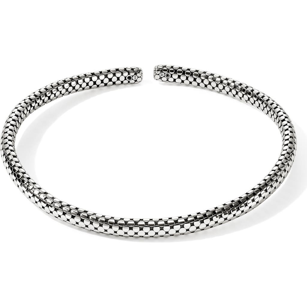 John Hardy Dot Coil Choker Necklace In Metallic