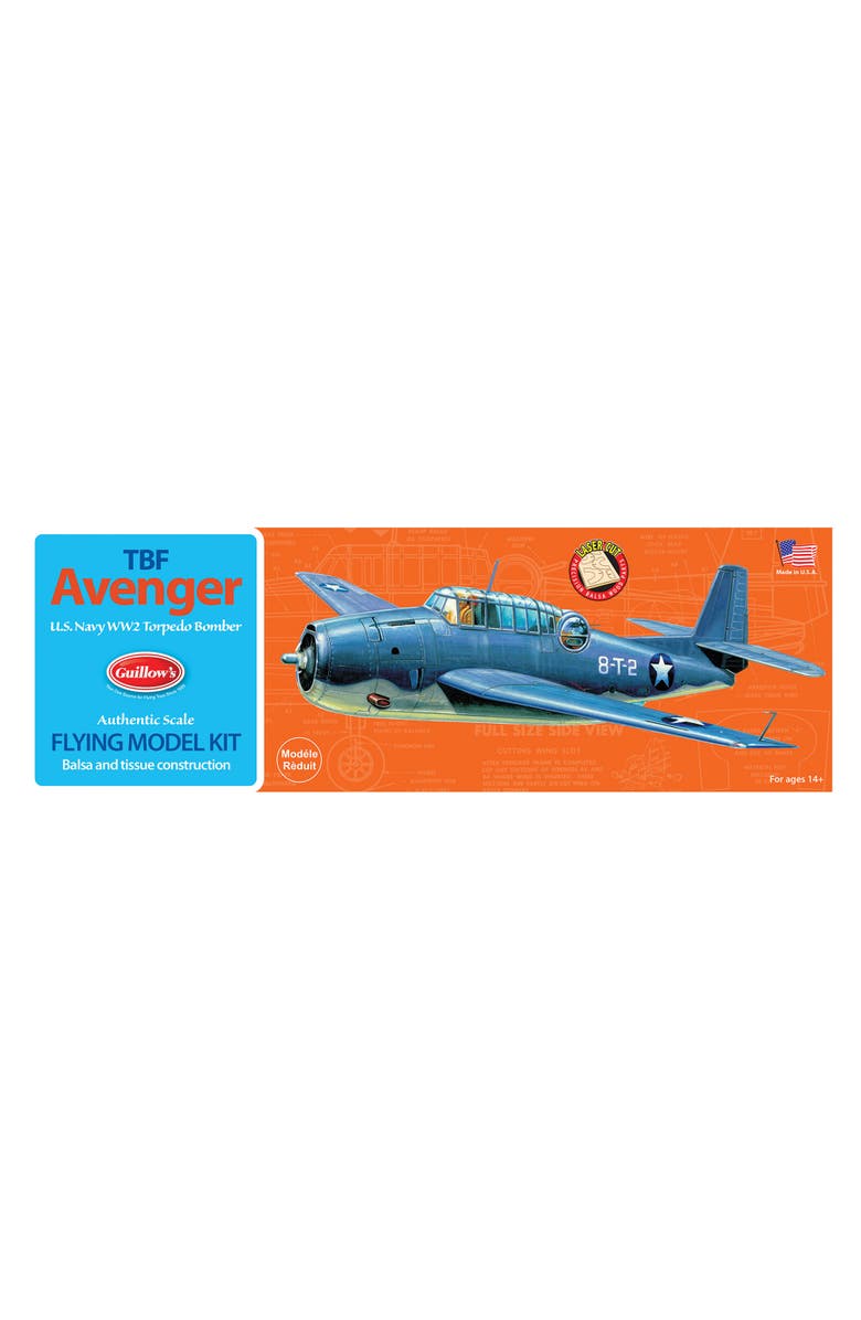 Guillow's TBF Avenger Model Kit, Alternate, color, Multicolored