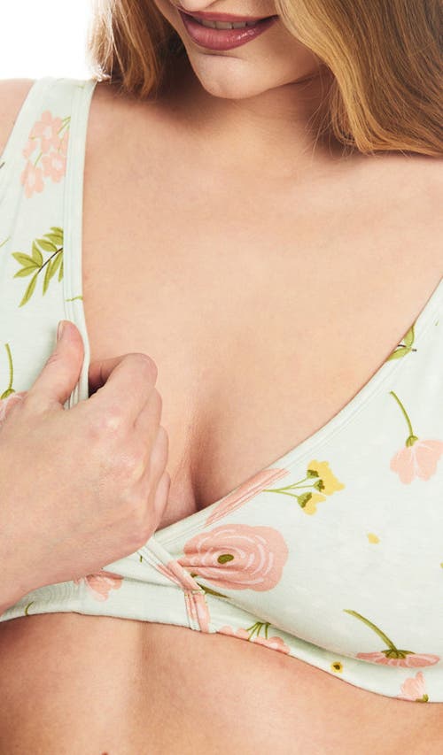 Everly Grey Paisley During & After 3-piece Maternity/nursing Sleep Bras
