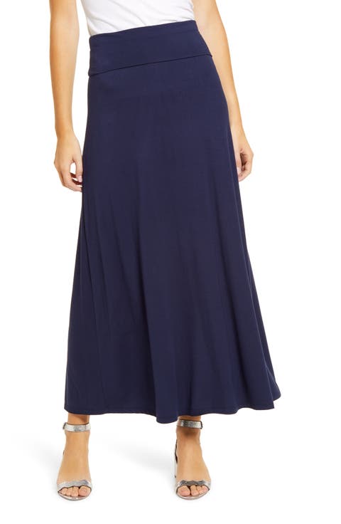 Roll Top Maxi Skirt (Regular & Petite)