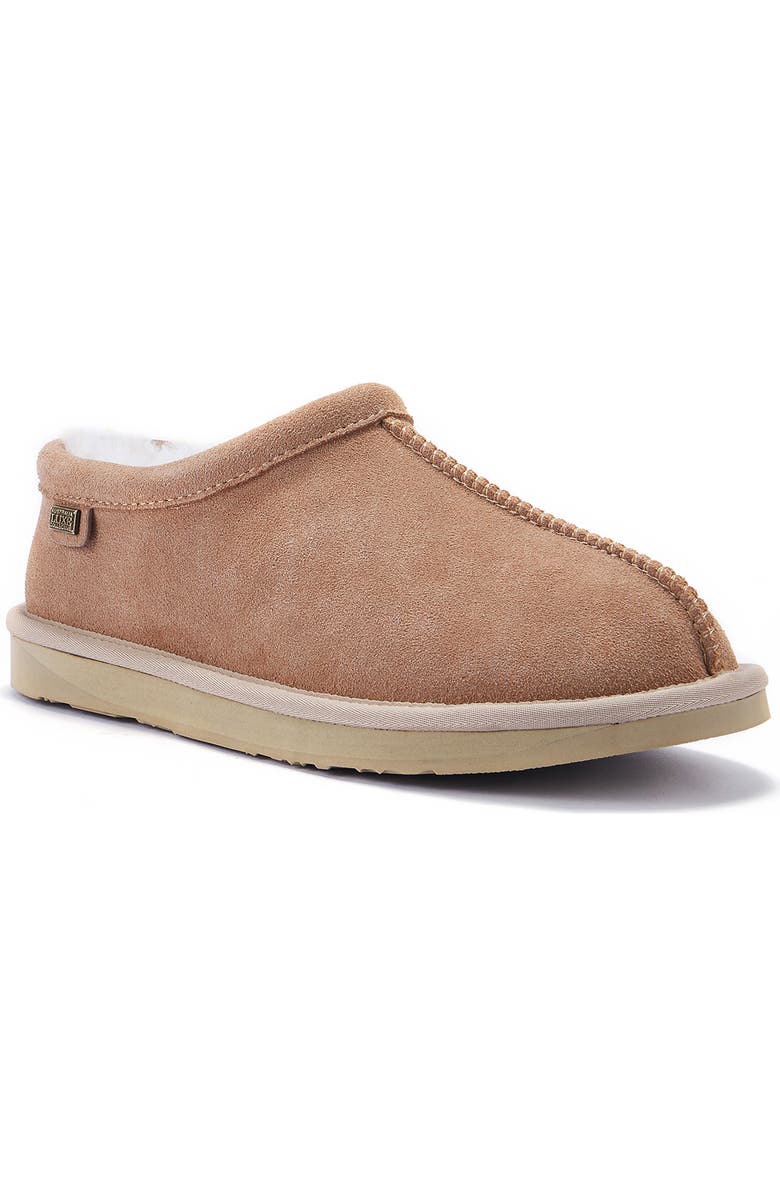 Australia Luxe Collective Outback Genuine Shearling Slipper, Main, color, Sand