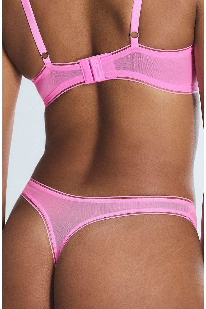 Garden Nouveau Thong, Alternate, color, HYDRO-PINK