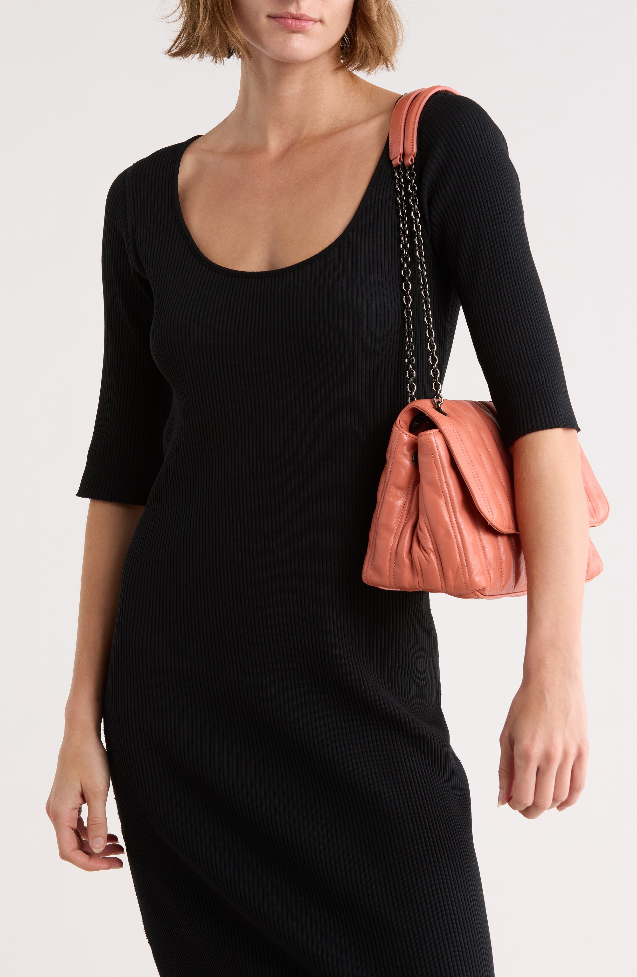 Large Brio Convertible Shoulder Bag, Alternate, color, BLUSH