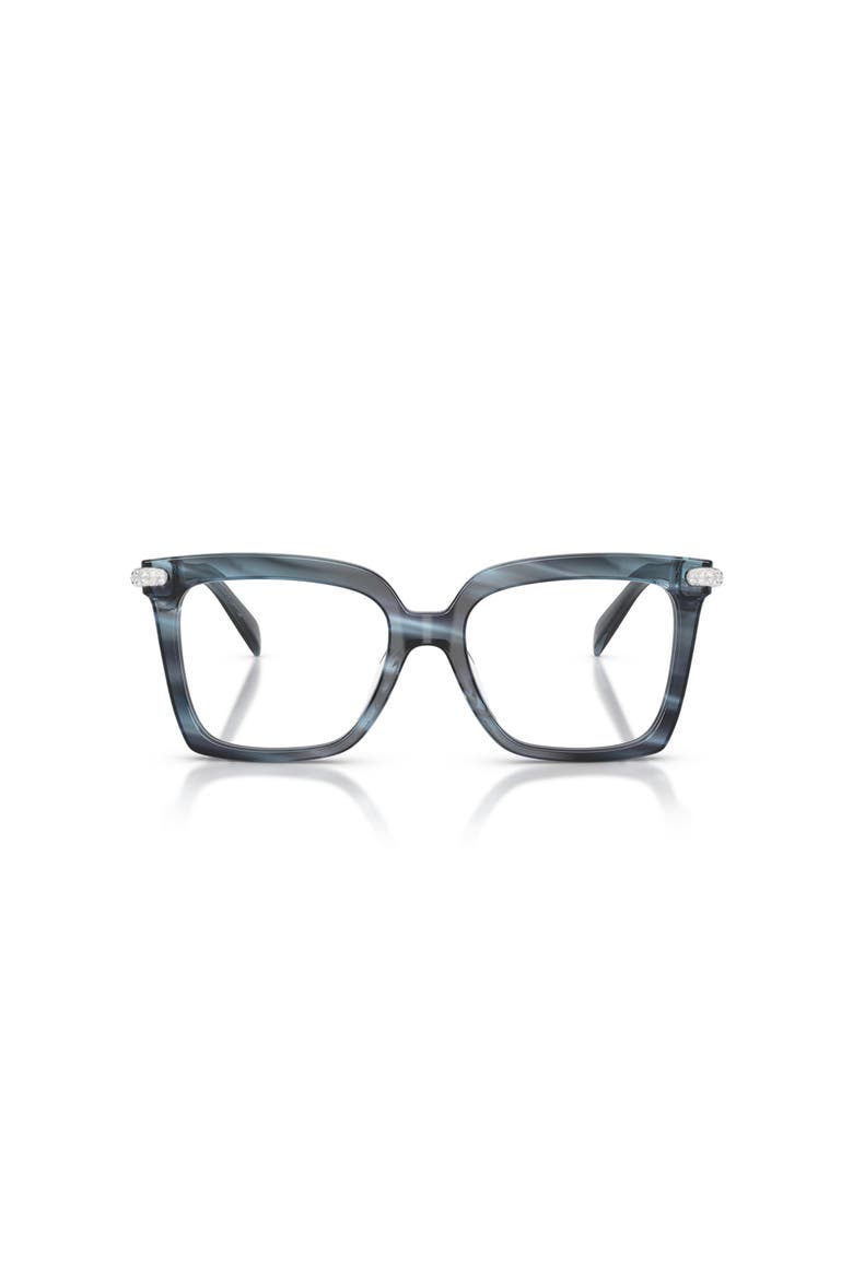 53mm Square optical glasses, Alternate, color, Blue