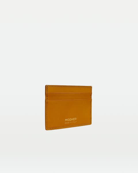 Credit Card Slip In Vegetable Tanned Leather