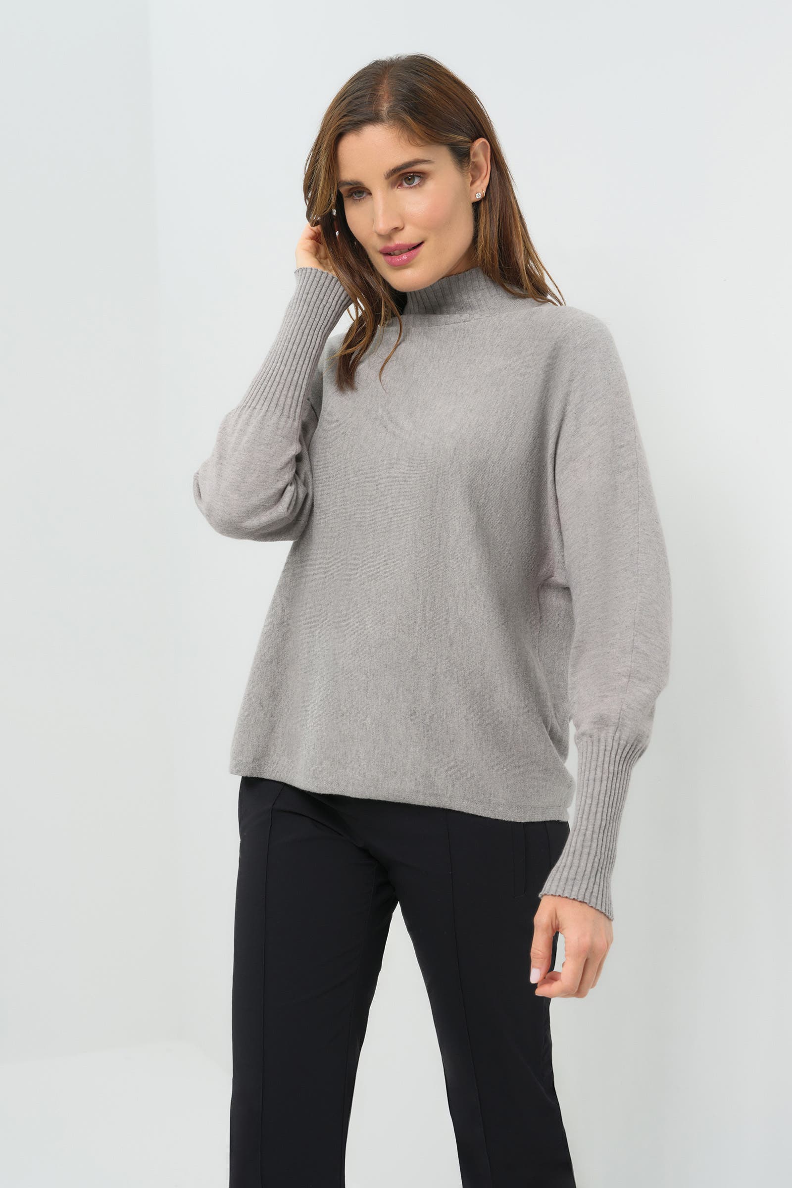 Bexley Relaxed Sweater with Mockneck - image 4