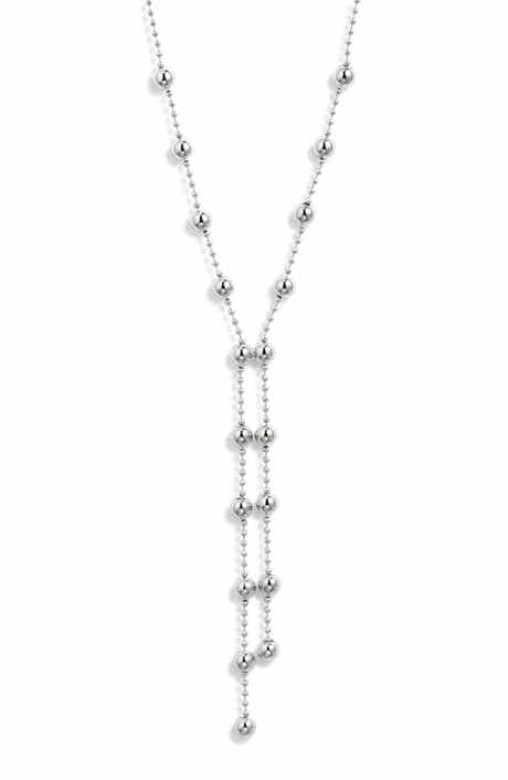 Nordstrom Ball Chain Y Necklace