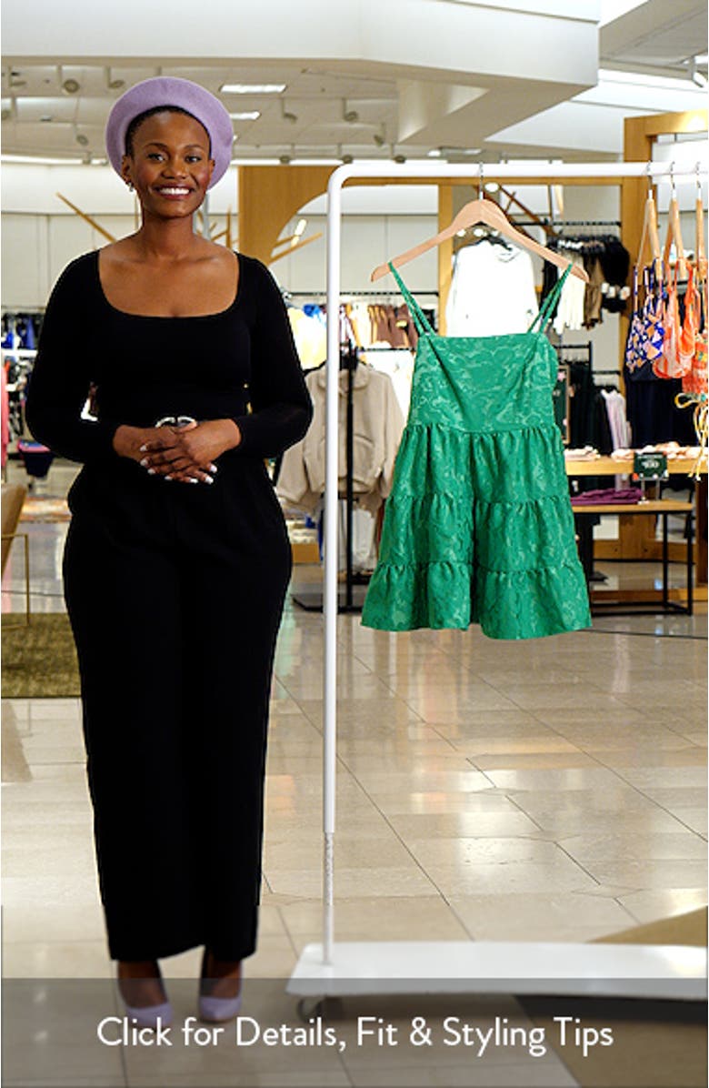 Emerald Brocade Emily Cover-Up Dress, sales video thumbnail