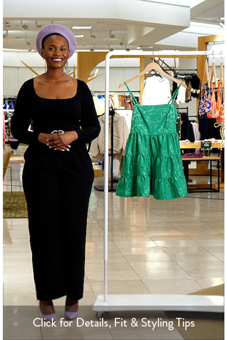 Emerald Brocade Emily Cover-Up Dress video