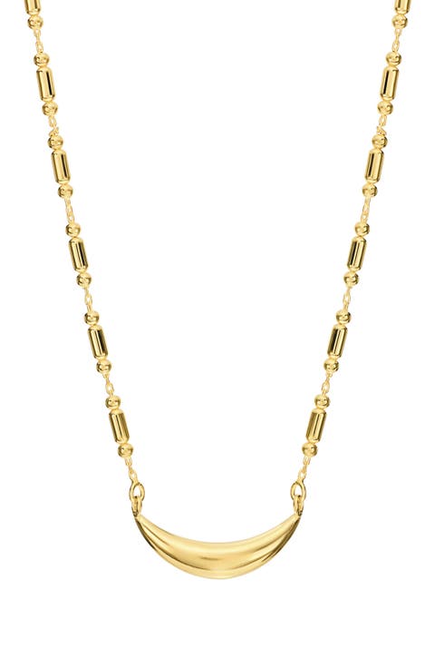 Dolce Sole Puffy Pendant Necklace