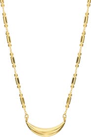 ATHRA LUXE Dolce Sole Puffy Pendant Necklace
