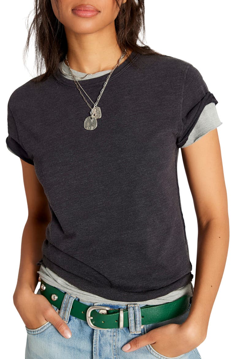 Nova T-Shirt, Main, color, BLACK