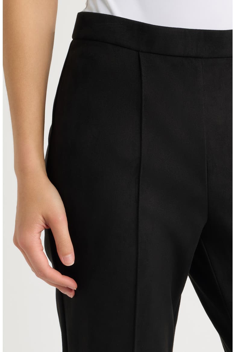 Pintuck Straight Leg Ankle Pants, Alternate, color, ANNE BLACK