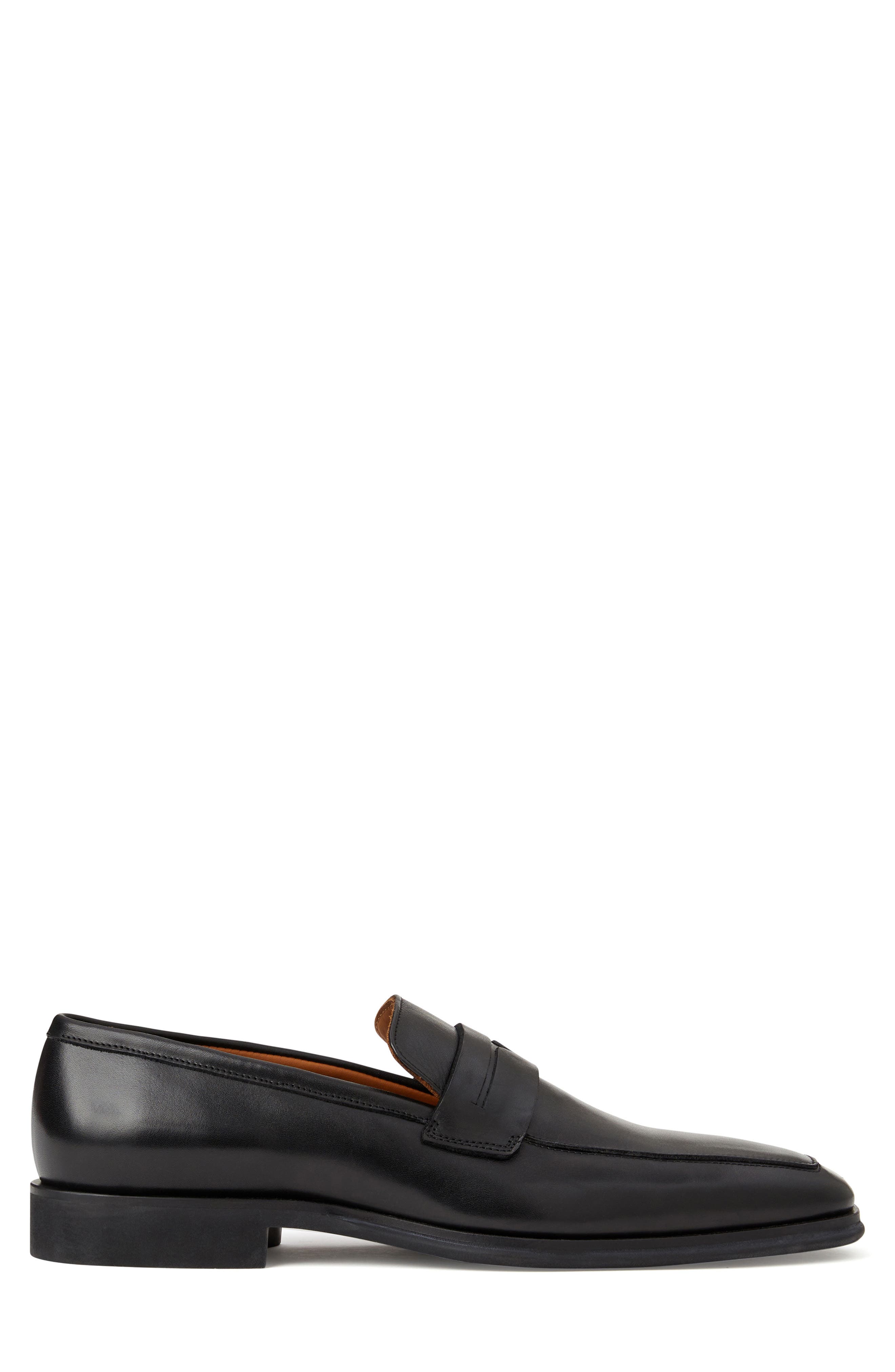 Bruno Magli Raging Penny Loafer, Alternate, color, Black