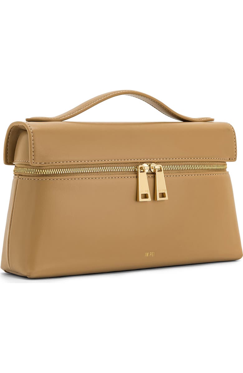 JW PEI Thea Faux Leather Top Handle Bag, Alternate, color, Almond