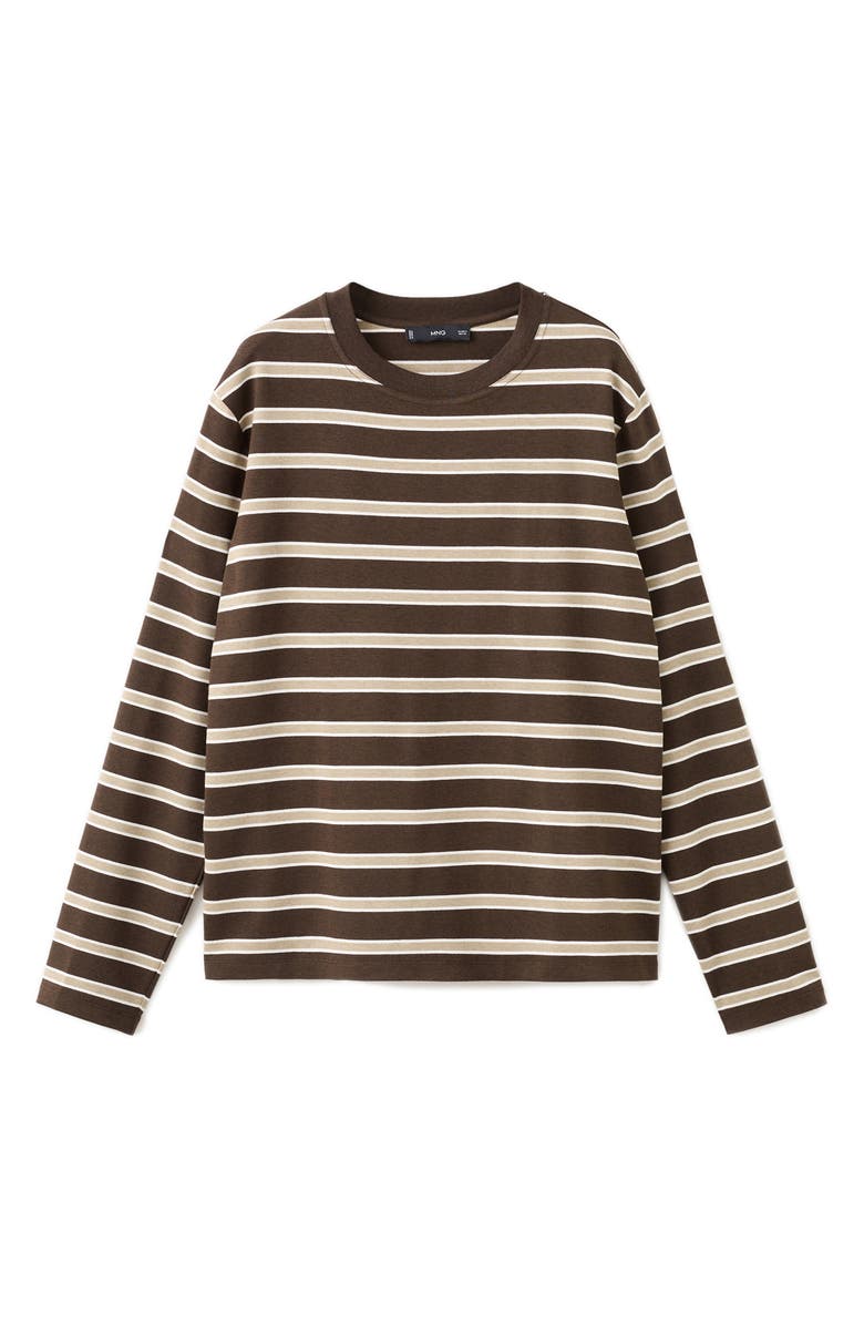 MANGO Stripe Long Sleeve T-Shirt, Alternate, color, 
