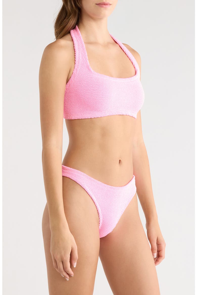 Sandy Halter Two-Piece Swimsuit, Alternate, color, BUBBLEGUM