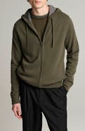 Vince Cashmere Zip Hoodie Sweater