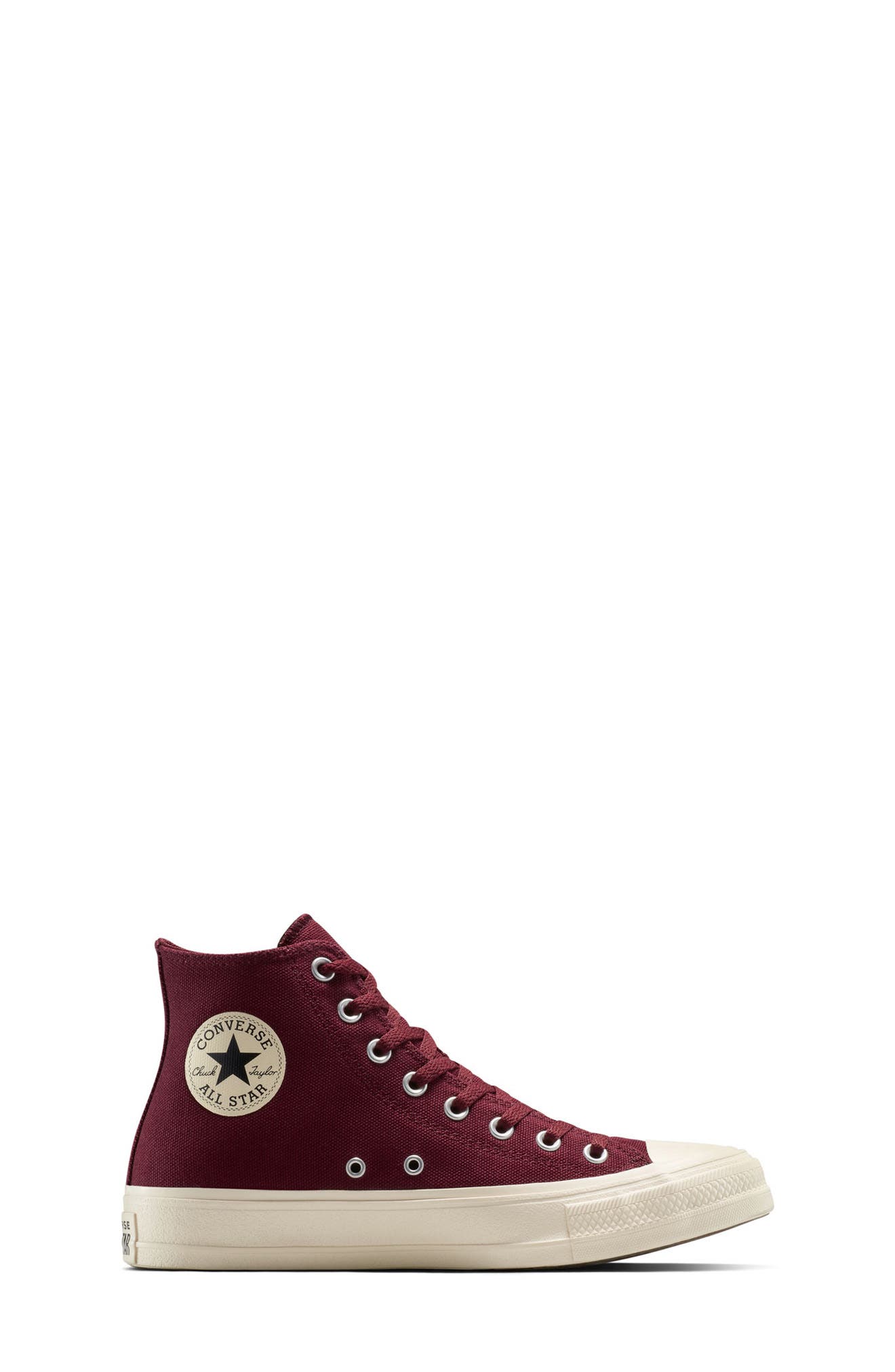 Converse Kids Chuck Taylor<sup>®</sup> All Star<sup>®</sup> 70 High Top Sneaker, Alternate, color, Deep Bordeaux/ Natural Ivory