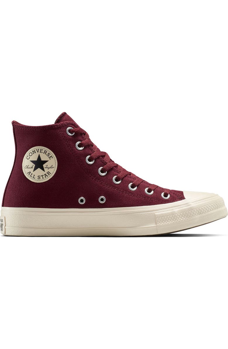Converse Kids Chuck Taylor<sup>®</sup> All Star<sup>®</sup> 70 High Top Sneaker, Alternate, color, Deep Bordeaux/ Natural Ivory