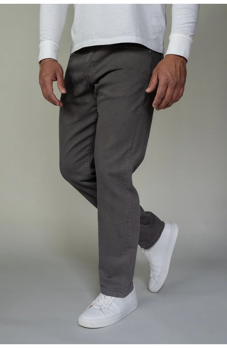 Peter Manning Travel Jeans Standard Fit, Main, color, Dark Grey