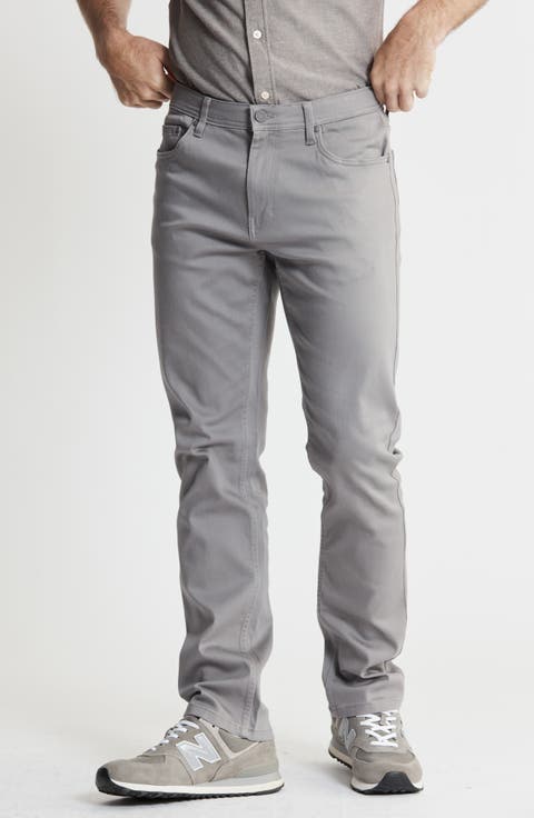 East Hampton Slim Leg Denim Pants (Light Grey)