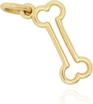 The Lovery Fine Jewelry Mini Gold Bone Charm