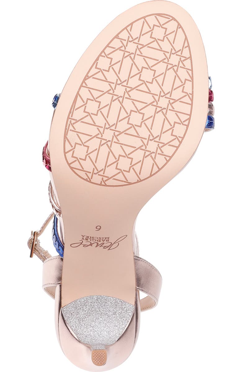 Jewel Badgley Mischka Devonee Sequin Sandal, Alternate, color,